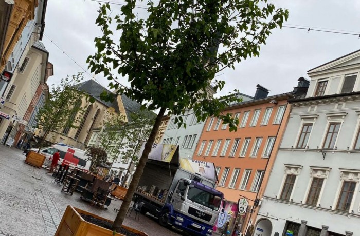 Echte schattenspendende Bäume auf Villachs Hauptplatz statt Wanderbaum-Allee