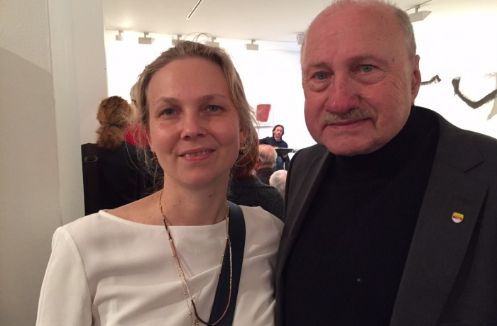 GR Mag. (FH) Katrin Nießner und Alfred Waldner besuchten die Ausstellungseröffnung Peter Krawagna