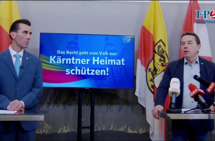 Pressekonferenz mit Erwin Angerer und Josef Ofner