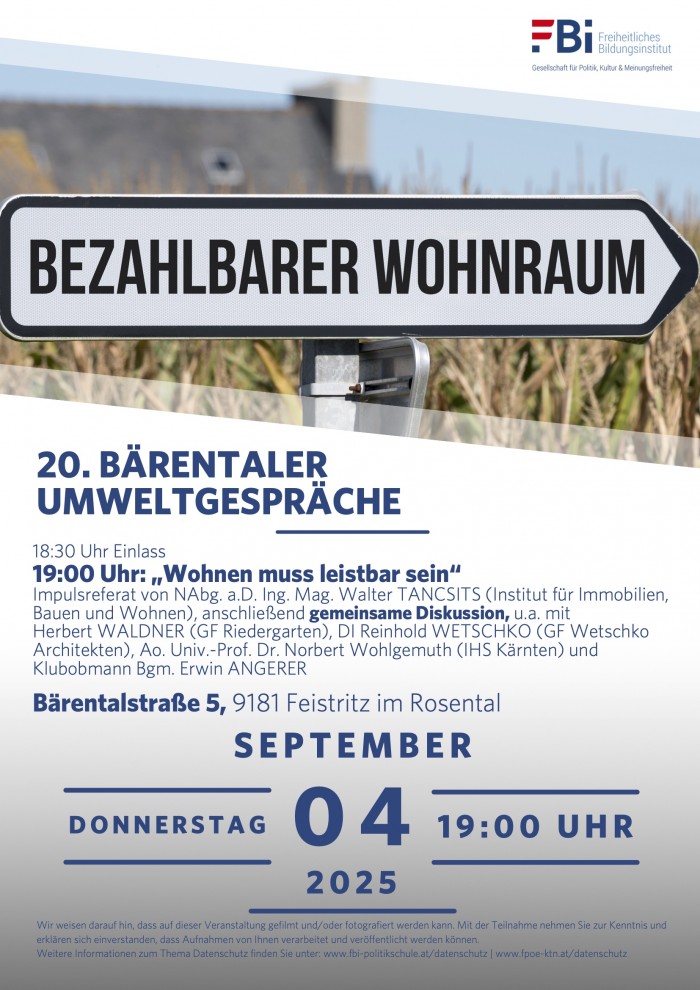 20. Bärentaler Umweltgespräche