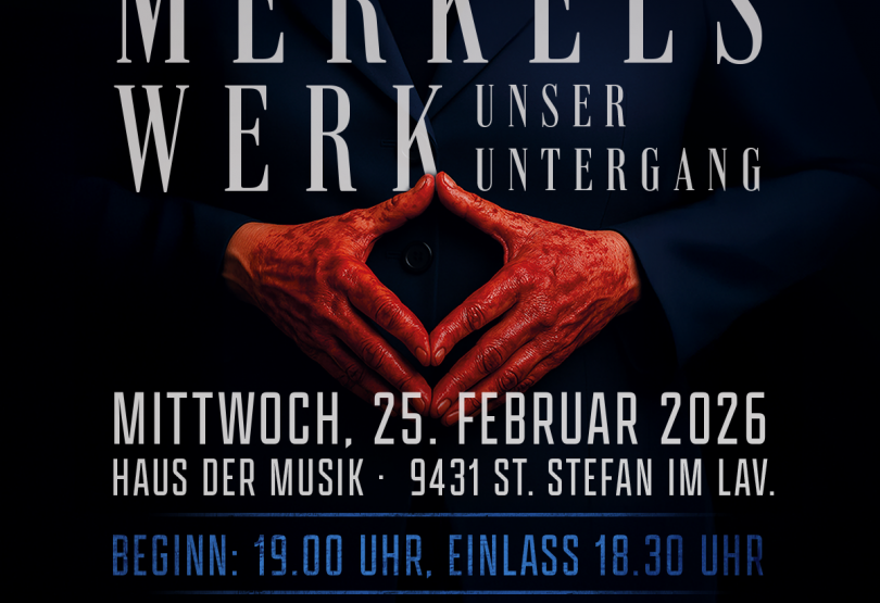 Buchpräsentation "Merkels Werk - Unser Untergang" mit Gerald Grosz