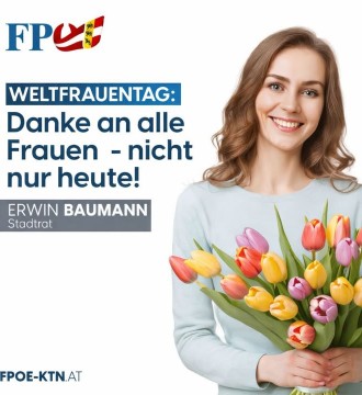 Am Weltfrauentag gilt mein besonderer Dank allen Frauen