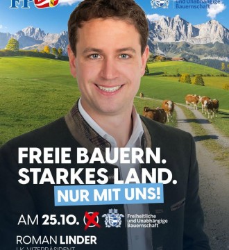 Jede Stimme für die Freiheitliche Bauernschaft 💙 stärkt unsere bäuerlichen Familienbetriebe!