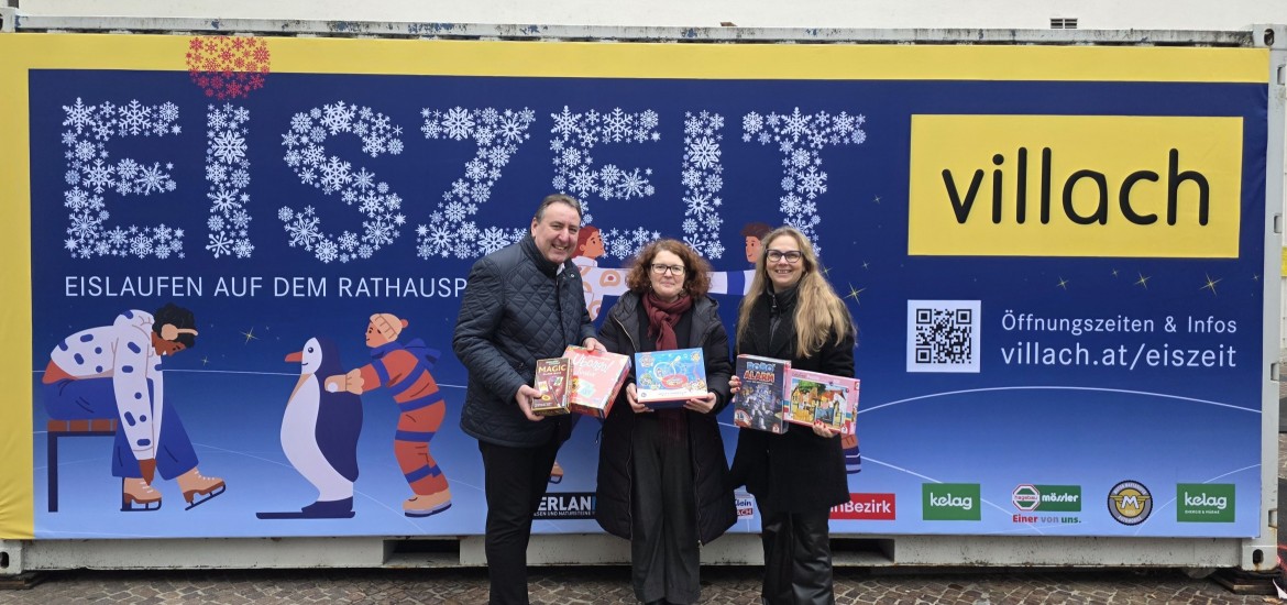 Weihnachtsfreude für die Kleinsten - Spiele fürs Villacher Frauenhaus