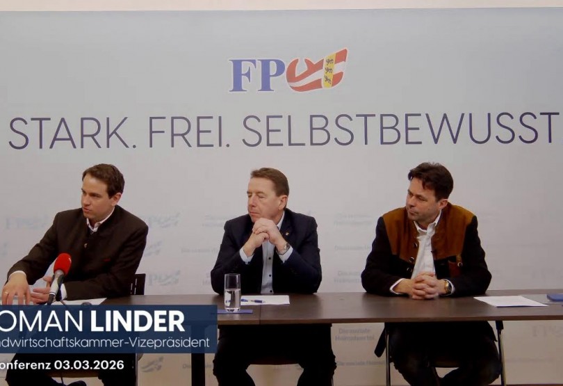 Pressekonferenz mit Erwin Angerer und Roman Linder