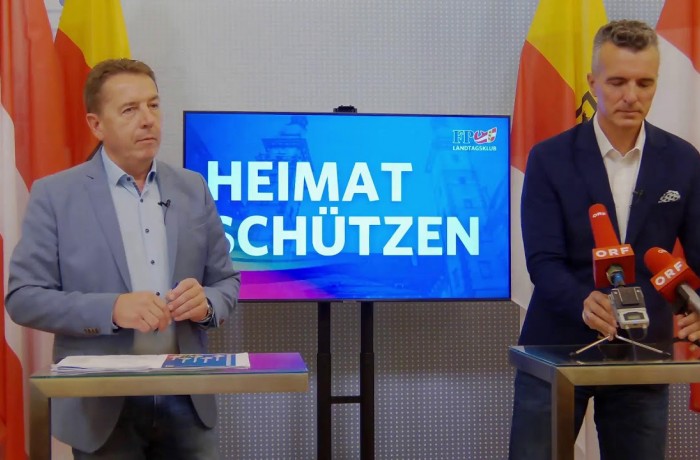Pressekonferenz zur Präsentation der Kandidatenlisten für die Nationalratswahl
