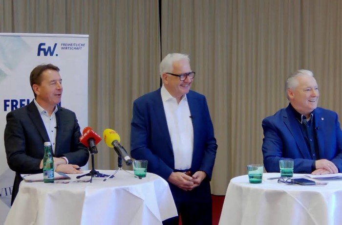 Pressekonferenz mit Erwin Angerer, Günter Burger und Matthias Krenn
