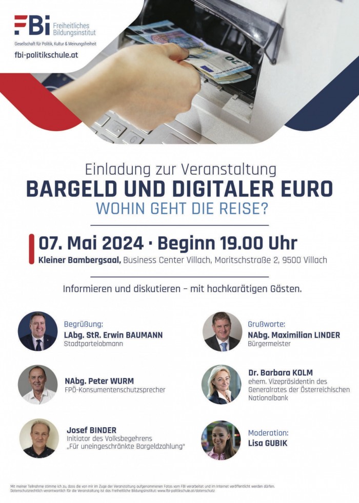 Bargeld und digitaler Euro – Wohin geht die Reise? – Villach