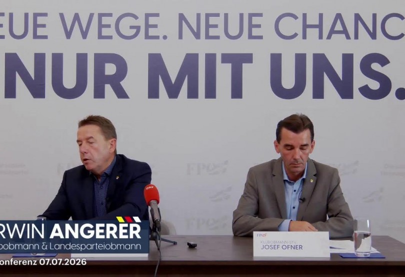 Pressekonferenz mit Erwin Angerer und Josef Ofner