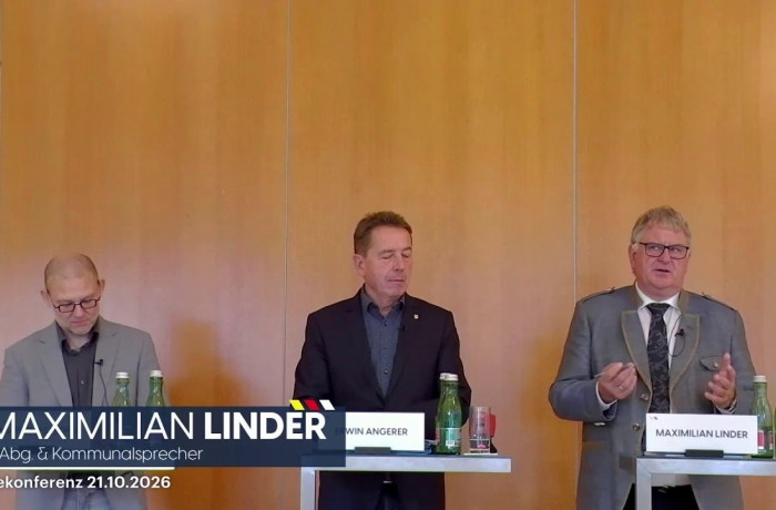 Pressekonferenz mit Erwin Angerer, Maximilian Linder und Mag. Thomas Prorok