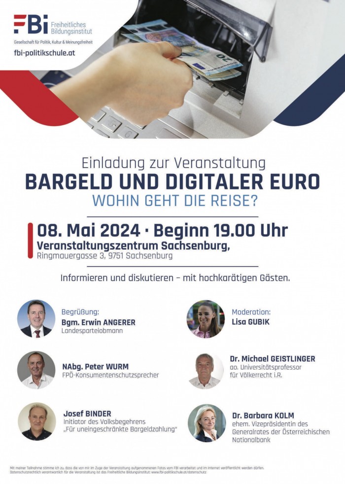 Bargeld und digitaler Euro – Wohin geht die Reise? – Sachsenburg