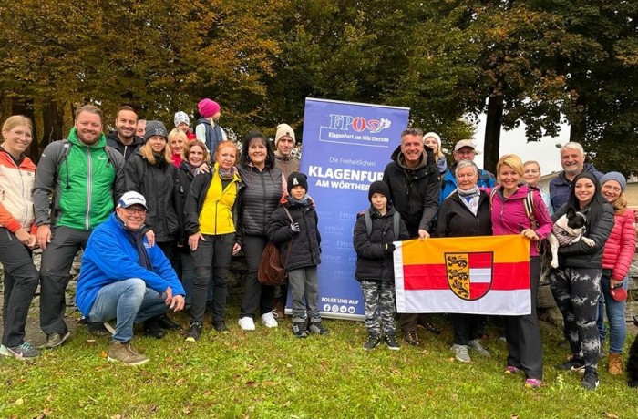 FPÖ-Heimat-Herbst "Herbstwanderung" in Klagenfurt