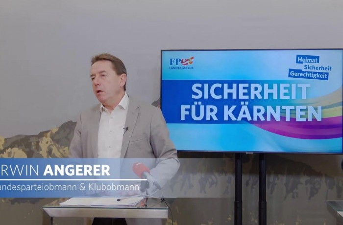 Pressekonferenz mit Erwin Angerer und Josef Ofner